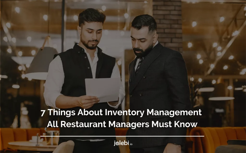 inventory management for restaurant
