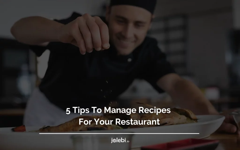 manage recipes