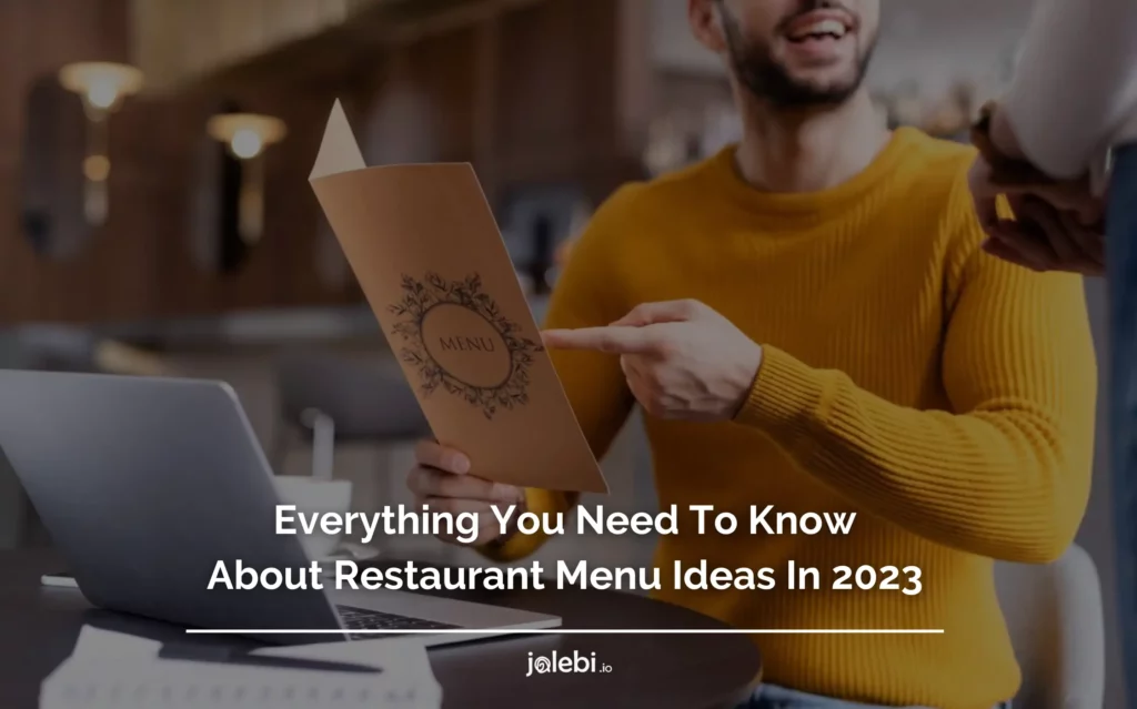 restaurant menu ideas