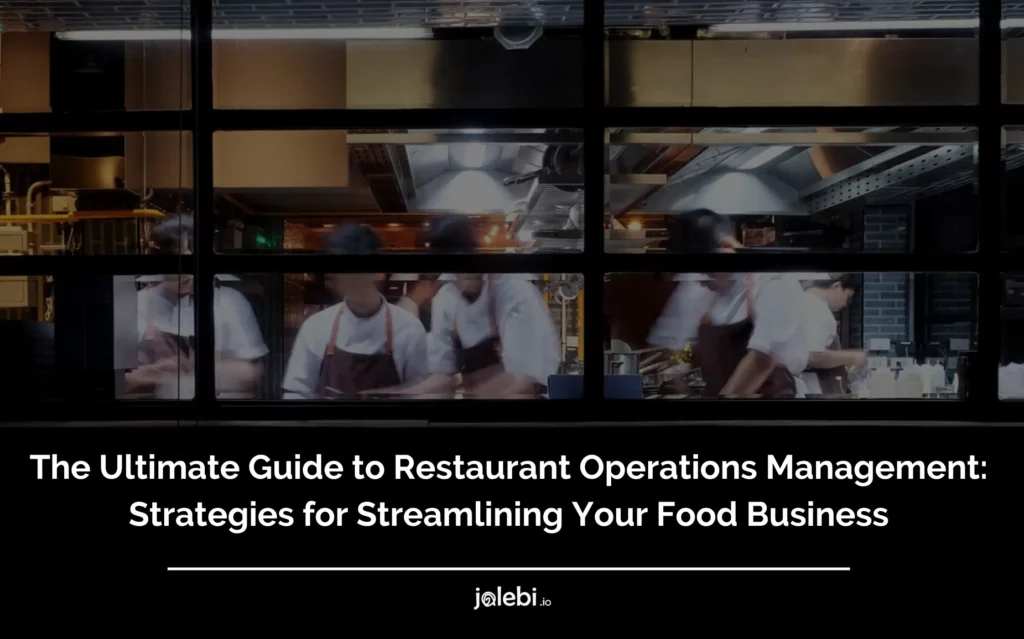 restaurant operations management